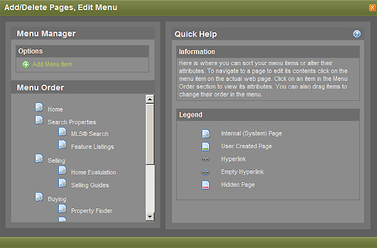 menu_manager Menu Manager